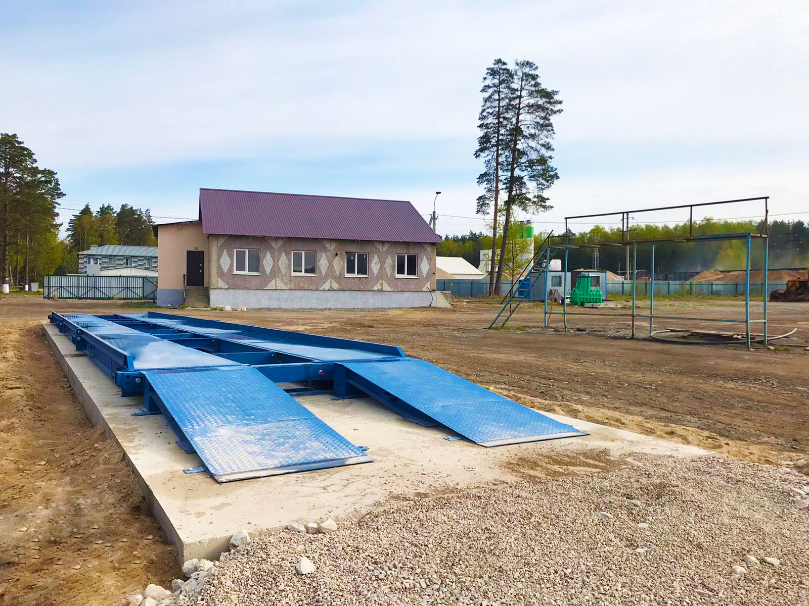 Автомобильные бесфундаментные весы Альфа АВ-А «Колос» 100 тонн 20 метров