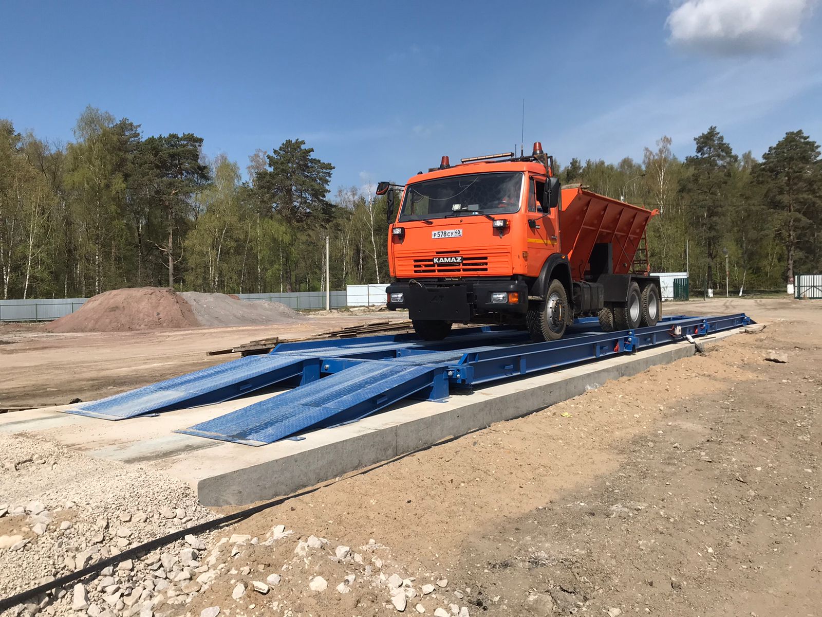 Автомобильные бесфундаментные весы Альфа АВ-А «Колос» 100 тонн 24 метров