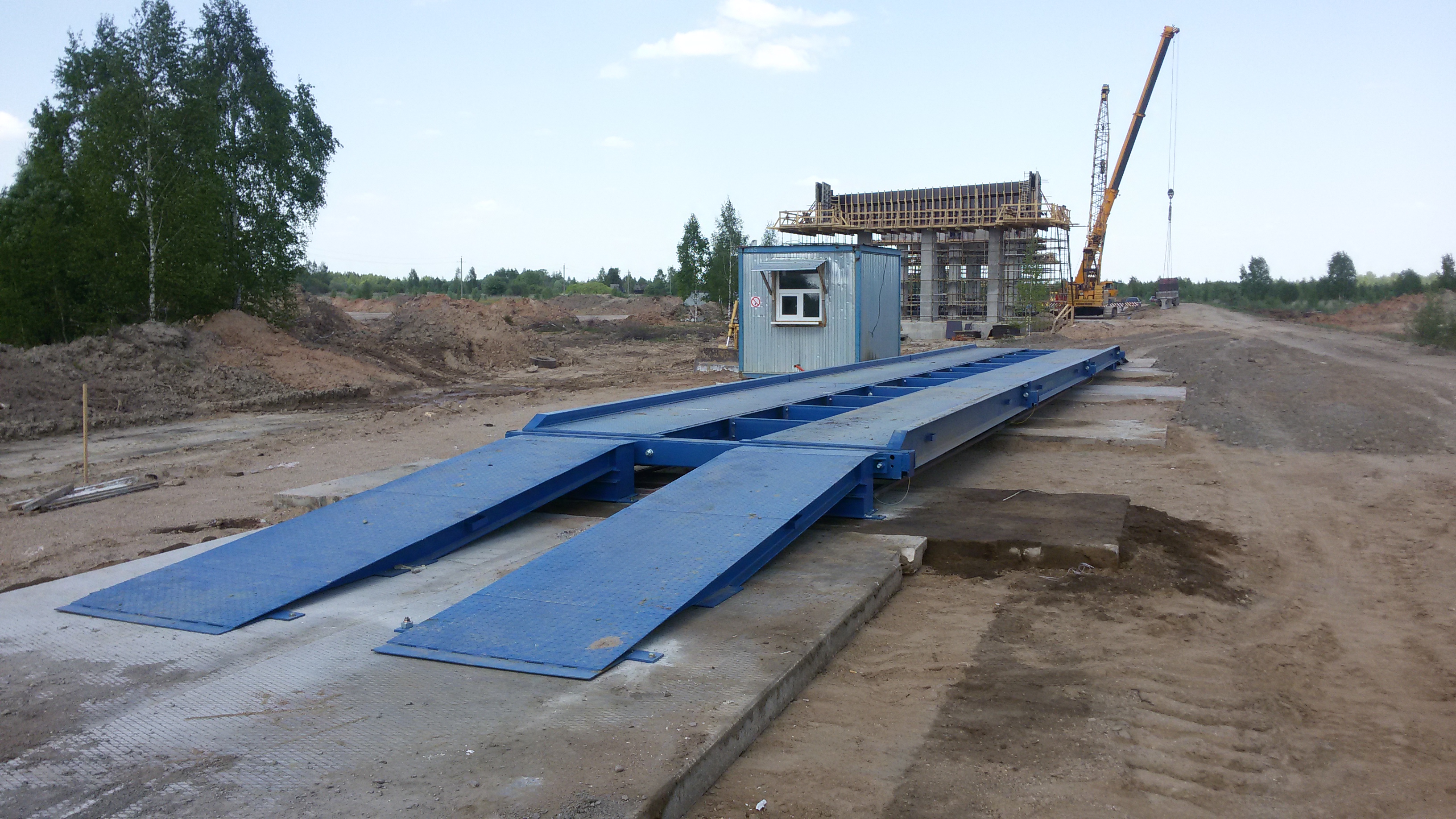 Автомобильные бесфундаментные весы Альфа АВ-А «Колос» 60 тонн 18 метров