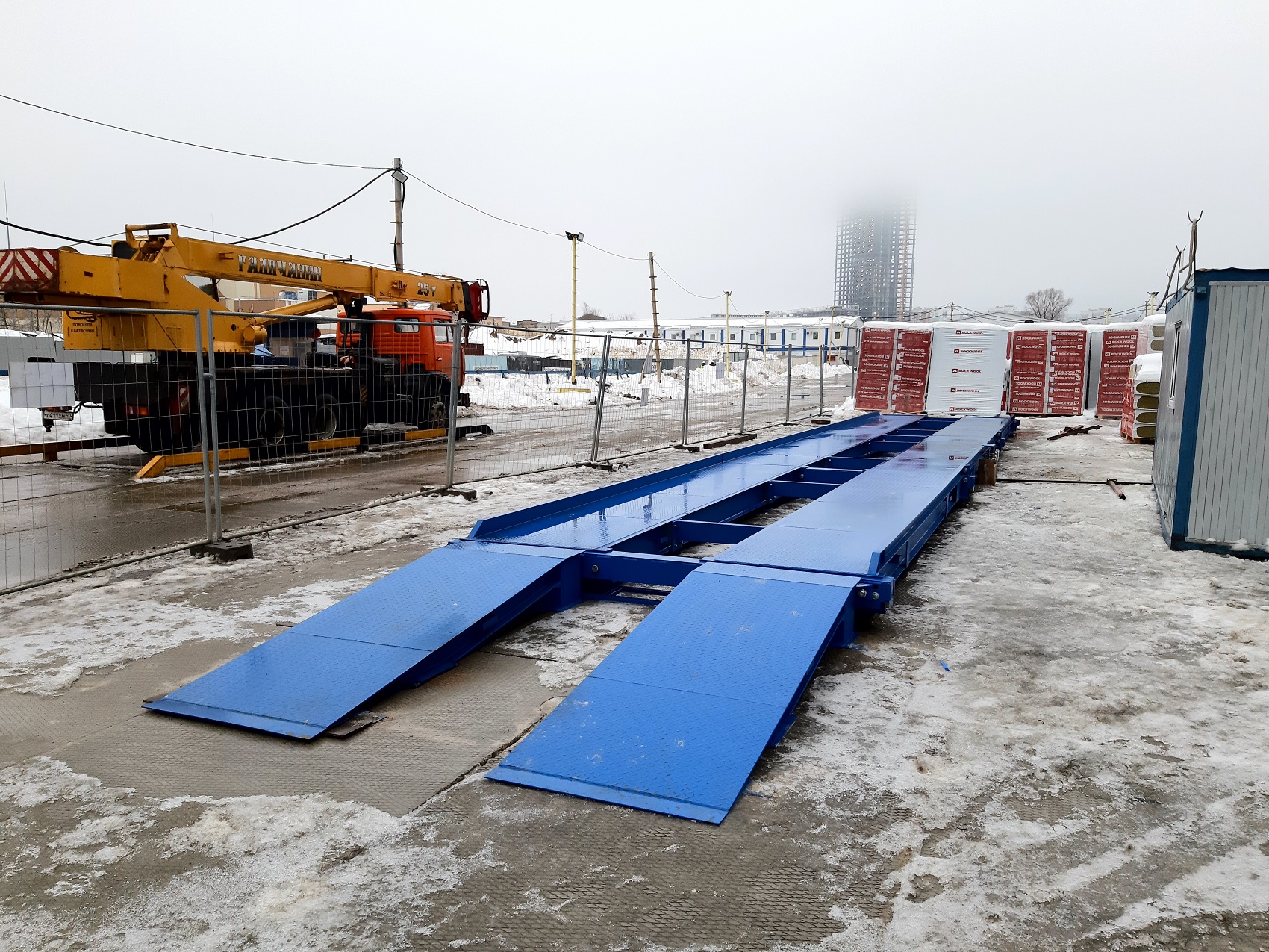 Автомобильные бесфундаментные весы Альфа АВ-А «Колос» 60 тонн 20 метров