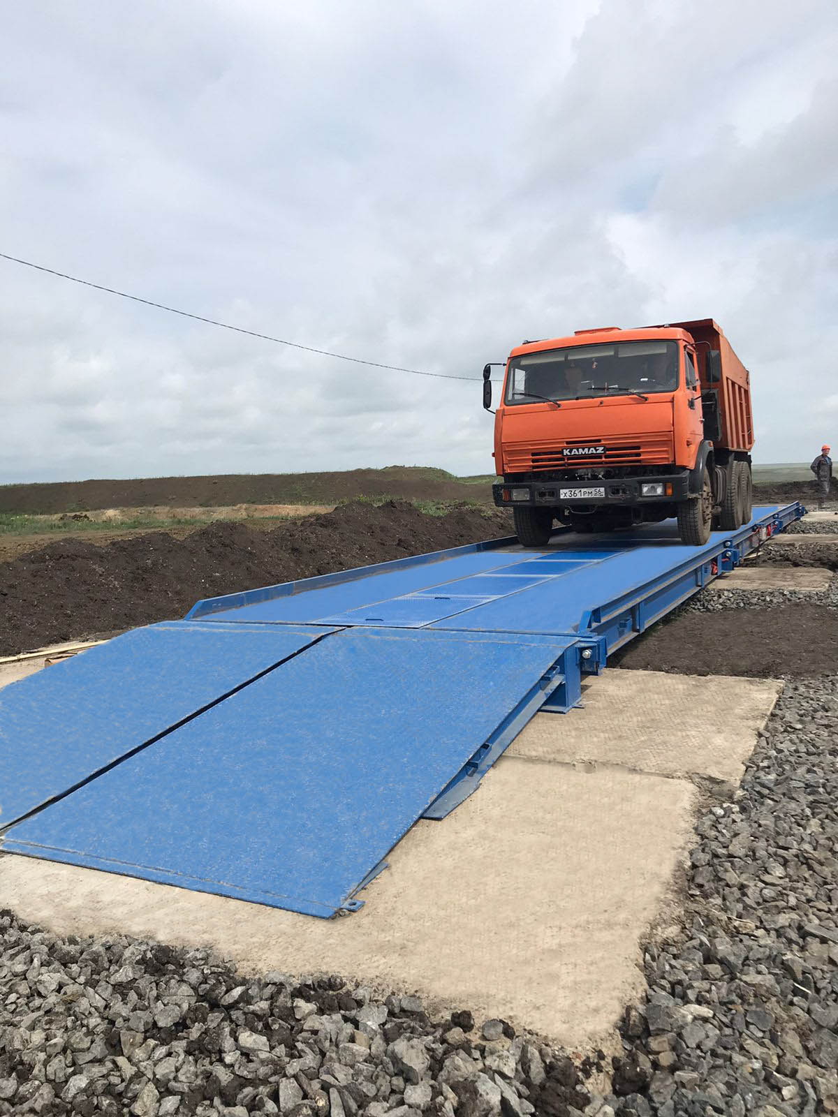 Автомобильные бесфундаментные весы Альфа АВ-А «Колос» 80 тонн 15 метров